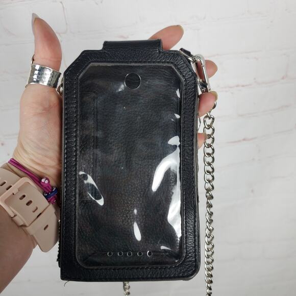 Bundle Aimee Kestenberg Studded Leather Crossbody Phone Case Wallet And Wristlet - Picture 11 of 16